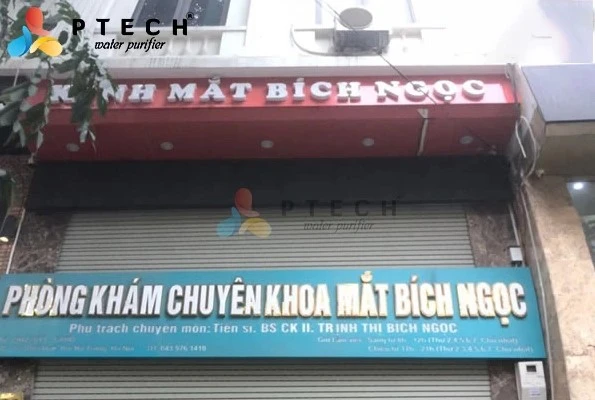 Hệ thống xử lý nước thải Phòng Mắt Bích Ngọc